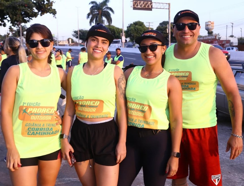 Participantes do PRORED Outdoor - Corrida e Caminhada em Goiânia